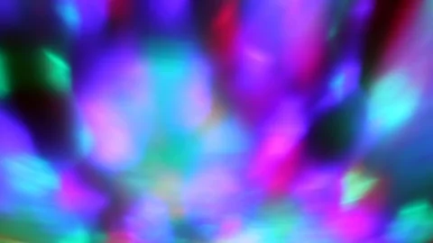 Seamless loop of blurred rotating colorful LED lights Stock Footage 126934332
