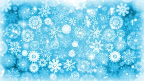 Seamless Loop of Christmas Snowflakes Background Stock Footage 222777845