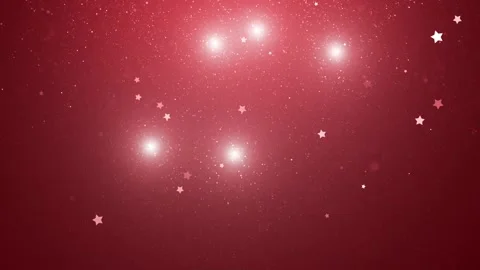 Seamless loop christmas stars and lights animation Stock Footage 337573522