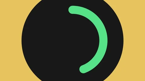 Seamless loop of circle cartoon transitions. Stock Footage 106168450