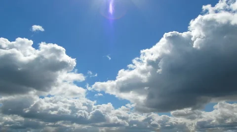 Seamless Loop Clouds Video stock 4670657