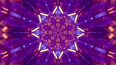 Seamless loop of colorful tunnel animation showcasing dynamic patterns and .. Stock Footage 319069414