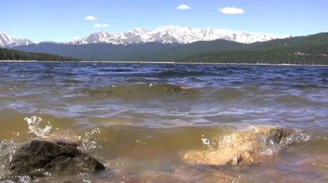 (Seamless Loop) Current Flashing of Stream Seamless Loop Stock Footage 44232147