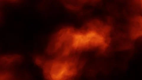 Seamless loop dangerous hot fire flames background Stock Footage 337572640