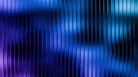 Seamless loop of dark glowing blue vertical light waves background Stock Footage 340005653