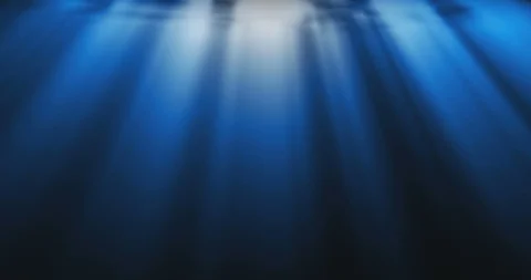 Seamless loop of deep blue ocean waves from underwater background with partices Видео 99522764