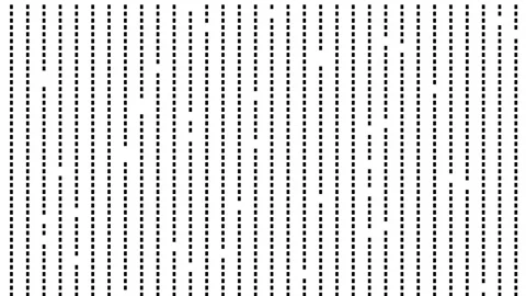 Seamless loop digital halftone texture animation isolated on white background 動画素材 330062207