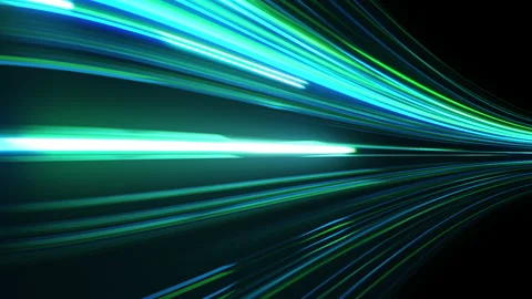 Seamless Loop Digital Traffic Light Technology Internet Stream Super Fast Spe Stock Footage 201349055