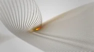 Seamless Loop Of An Elegant Abstract And Dynamic Lines In Motion Stock Footage