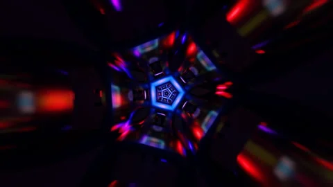 Seamless loop of evolving geometry and strobe light pulses Stock Footage 326996004