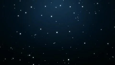 Seamless Loop Falling Snowfall Parallax Effect on Dark Blue Background Stock Footage 340552708
