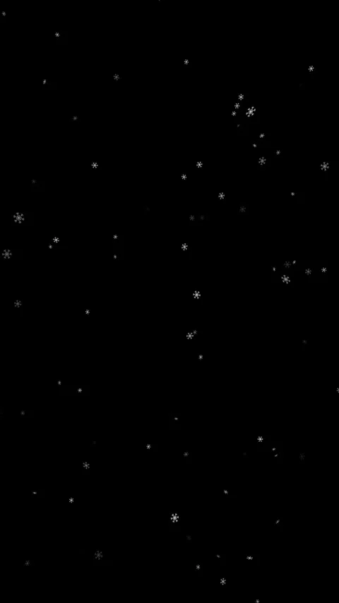 Seamless loop falling snowflakes vertical video animation Stock Footage 337572910