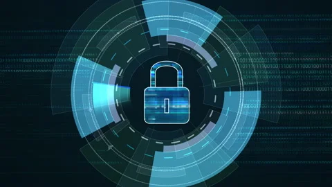 Seamless Loop Fast Binary Code Random Number Business Economy Digital Technol Stock Footage 203385733