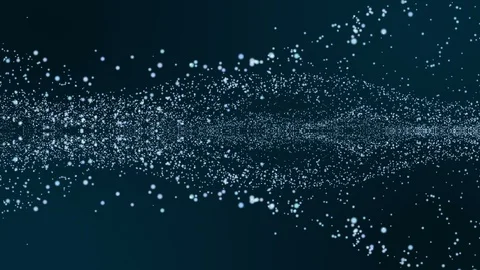 Seamless loop file, Flowing Particle dusts animation Video stock 105484926