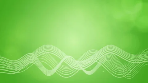 Seamless loop file, Flowing wavy lines motion background - Green Stock Footage 106288232