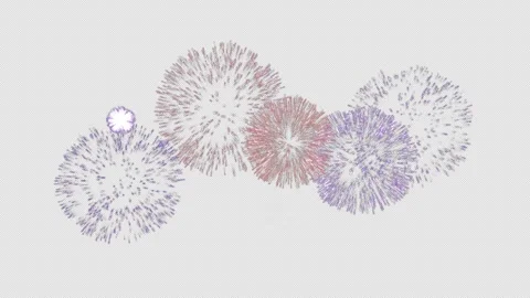SEAMLESS LOOP, Fireworks background. abstract shining glowing fireworks show. Stock Footage 286990983