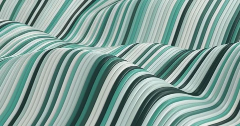 Seamless loop of fluid flowing stripes. Stock Footage 126204523