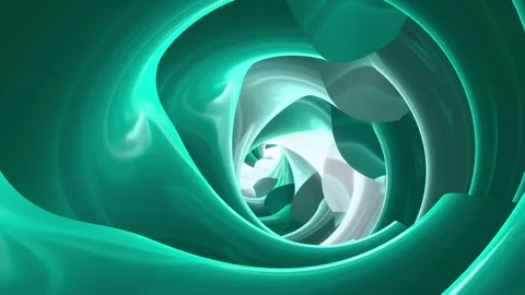Seamless loop of flying through an abstract swirling tunnel changing colors from 스톡 동영상 337184859