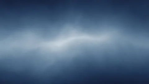 Seamless loop foggy thick cloud blue light motion background Stock Footage 338305793