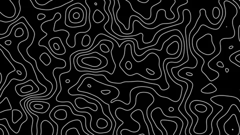 Seamless loop fractal lines background. ... | Stock Video | Pond5