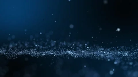 SEAMLESS LOOP, Glitter light blue particles abstract background. Stock Footage 274433198