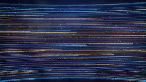 Seamless loop, Glow blue and gold particles light moving dark background. Stock Footage 162315063