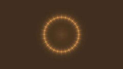 Seamless loop of glowing circular lights for VJ visuals Stock Footage 340745555
