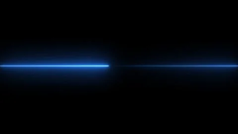 Seamless loop of glowing horizontal neon lines streaming across.Moving blue.. Stock Footage 310281110