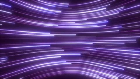 Seamless loop. Glowing neon lines. Abstract 4k loopable motion graphics. Stock Footage 302076915