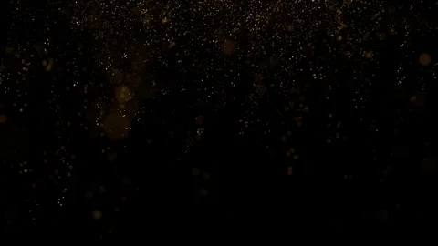 Seamless loop golden glitter sparkles particles background Stock Footage 323963349