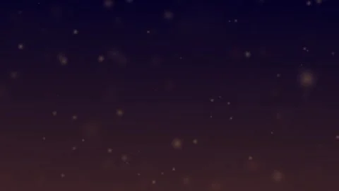 Seamless loop golden particles floating on dark purple gradient background Stock Footage 348270728