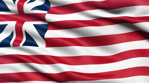 Seamless loop of the Grand Union flag. Stock Footage 67459615