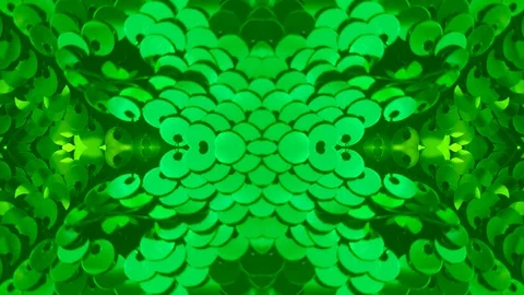 Seamless loop green animated semicircles in squama style 4K Stock Footage 116598359