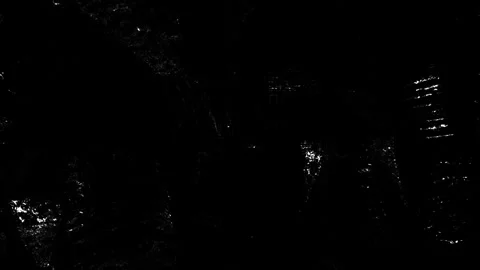Seamless loop grunge texture animation in high contrast black and white Stock Footage 310219325