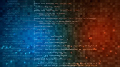 Seamless loop high-tech motion background. Stock Footage 104923760