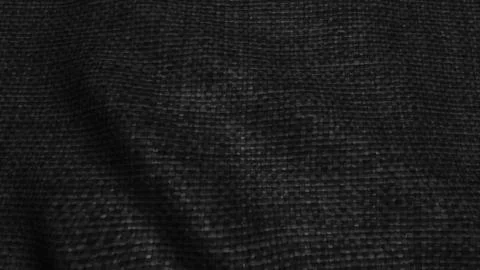 Seamless loop with highly detailed black fabric texture Illustrazione stock