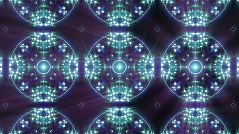 Seamless loop of kaleidoscope light rays Stock Footage 148252251