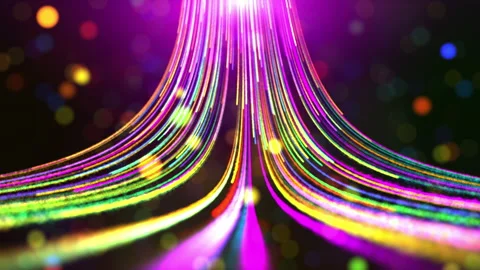 Seamless loop  LGBTQ Pride Month abstract colorful motion. Stock Footage 197768105