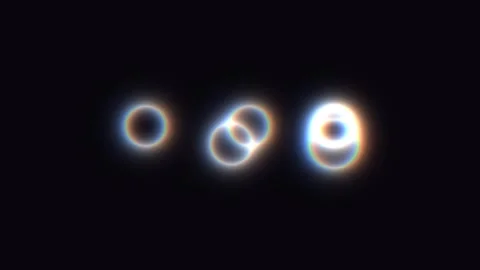 Seamless loop of light circles for VJ use and motion Stock Footage 340757485