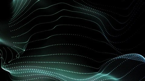 Seamless Loop Motion Background Waving Dots Texture Stock Footage 122923684