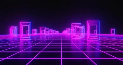 Seamless loop motion of futuristic background. Stock Footage 136066658