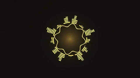 Seamless loop of moving shapes for live visuals and Stock Footage 337828488