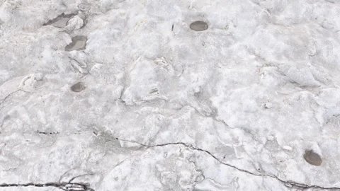 Seamless loop of natural cracked stone texture background 動画素材 335094449
