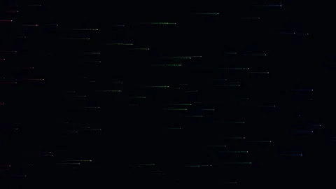 Seamless loop of neon gradient particles and lines on dark background. 스톡 동영상 334660481