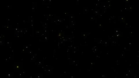 Seamless loop night sky with twinkling stars in dark space background Stock-Footage 348270376