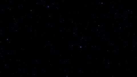 Seamless loop night sky with twinkling stars moving in dark space Stock Footage 348270652