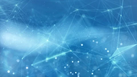 Seamless Loop Plexus Motion Connection, Digital Data Network Stock Footage 297300195