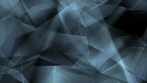 Seamless loop of polygonal and random triangular shape animation Loop background Stock Footage 140244758