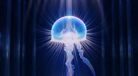 Seamless loop of a Psychedelic iridescent holographic tunnel Stock Footage 331456388