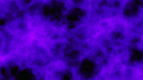 Seamless Loop Purple Abstract Energy Cloud Texture with Black Flowing Voids Stock Footage 345541744